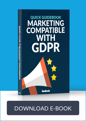 Lemlock ebook. Quick guidebook: Marketing compatible with GDPR